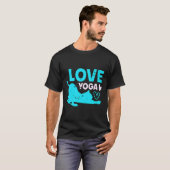 ヨガラブタイポグラフィ Tシャツ (正面フル)