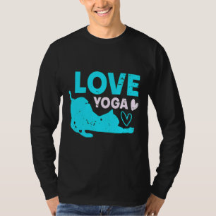ヨガラブタイポグラフィ Tシャツ