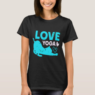 ヨガラブタイポグラフィ Tシャツ