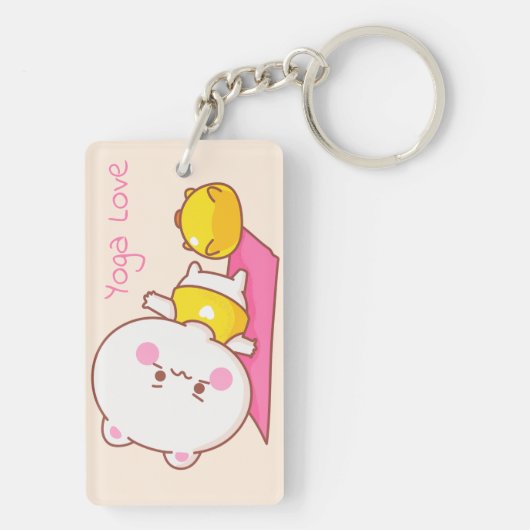 ヨガラブ キーホルダー (裏面)