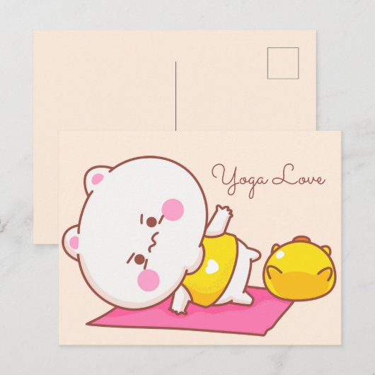 ヨガラブ ポストカード (正面/裏面)