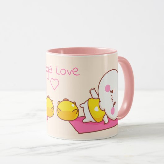 ヨガラブ マグカップ (正面右)