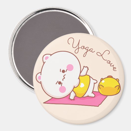 ヨガラブ マグネット (正面/裏面)