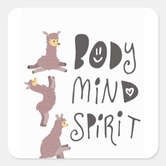 ヨガラマス スクエアシール (正面)