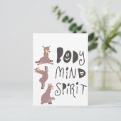 ヨガラマス ポストカード (スタンド正面)