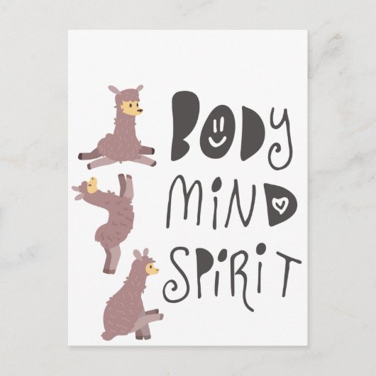 ヨガラマス ポストカード (正面)