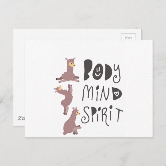 ヨガラマス ポストカード (正面/裏面)