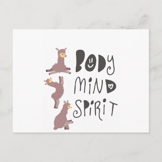 ヨガラマス ポストカード (正面)