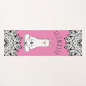 ヨガラマ – Llamaste Punマインドフルネスマンダラ ヨガマット (正面(横))