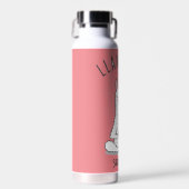ヨガラマ – Llamaste Punモノグラム名 ウォーターボトル (正面)