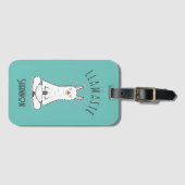 ヨガラマ – Llamaste Punモノグラム名 ラゲッジタグ (正面横)