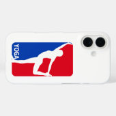 ヨガリーグのカスタムロゴ Case-Mate iPhoneケース (裏面 (横))