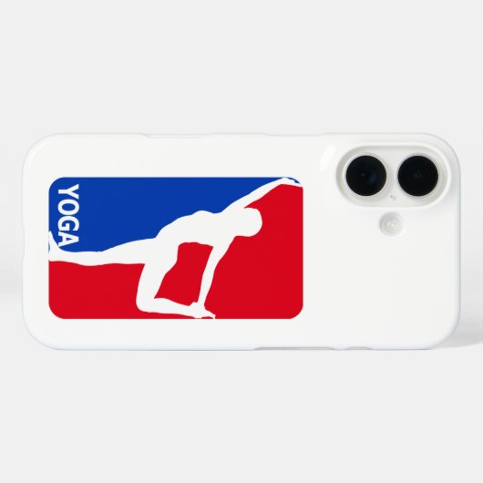 ヨガリーグカスタムロゴ Case-Mate iPhoneケース (裏面 (横))