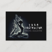 ヨガレイキインストラクター 片足のキングピジョン ポーズ 予約カード (正面)