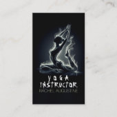 ヨガレイキインストラクター 片足のキングピジョン ポーズ 予約カード (正面)