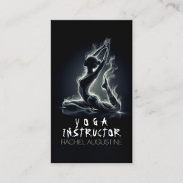 ヨガレイキインストラクター 片足のキングピジョン ポーズ 予約カード