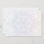 ヨガレッスンのご案内 招待状 (裏面)