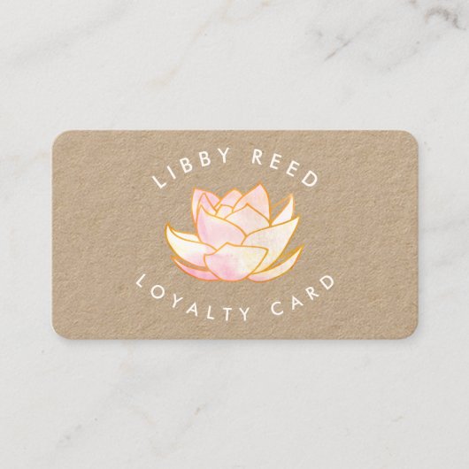 ヨガロイヤリティ10訪問 名刺 (正面)