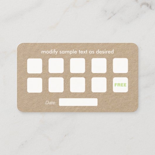 ヨガロイヤリティ10訪問 名刺 (裏面)