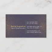 ヨガロイヤリティ6パンチマンダラパープル&金ゴールドグリッター ロイヤリティカード