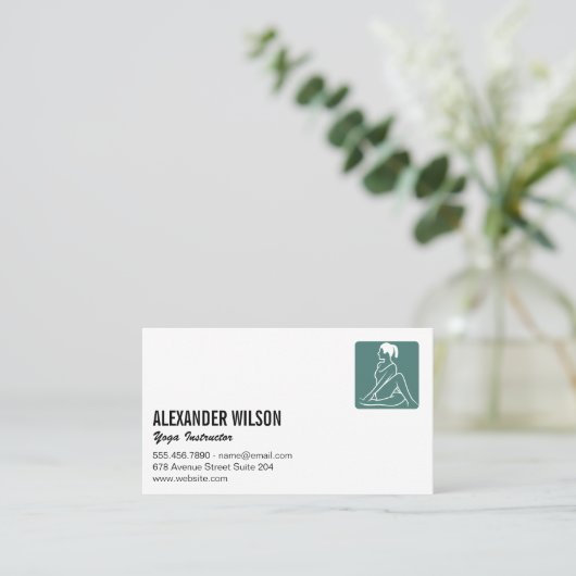 ヨガロゴ 名刺 (スタンド正面)