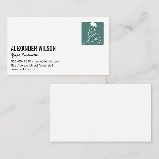ヨガロゴ 名刺 (正面/裏面)