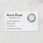 *～*ヨガロータスオウムOM曼荼羅先生インストラクター 名刺 (裏面)