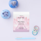 ヨガロータススモールイベントフライヤー チラシ (シングル)