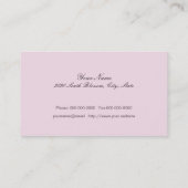 ヨガロータスビジネスカード 名刺 (裏面)