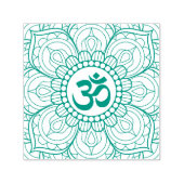 ヨガロータスマンダラオムシンボルナマステ セルフインキングスタンプ (デザイン)