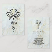 *～*ヨガロータス・ピーノ・ニルヴァーナの神聖な幾何学 名刺 (正面/裏面)