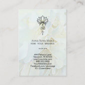 *～*ヨガロータス・ピーノ・ニルヴァーナの神聖な幾何学 名刺 (裏面)