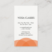 ヨガロータス 名刺 (裏面)