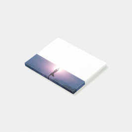 ヨガヴルカササナツリーポーズブラックパープル ポストイット