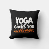 ヨガ与えの力すごい力 クッション (正面)