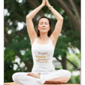 ヨガ今日より強い明日 |ヨ感動的ガ タンクトップ