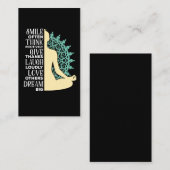 ヨガ仏教瞑想引用文禅 名刺 (正面/裏面)