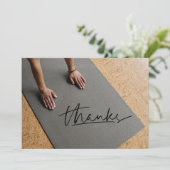 ヨガ位置サンキューカード サンキューカード (スタンド正面)