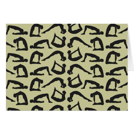 ヨガ位置シルエット (正面横)