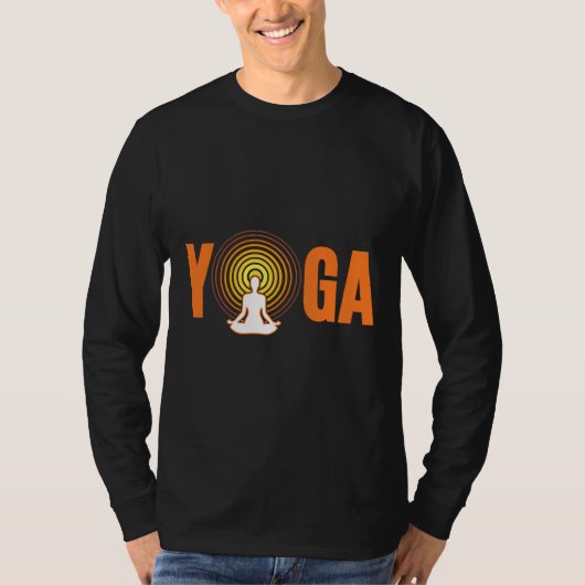 ヨガ体チャクラ Tシャツ (正面)