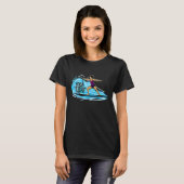 ヨガ保は落ち着いて運いい Tシャツ (正面フル)