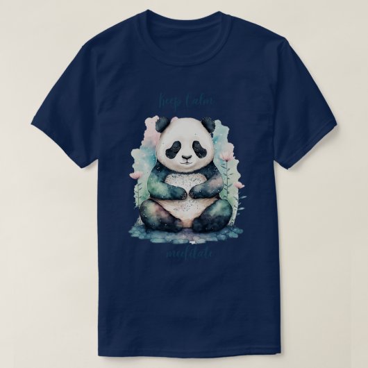 ヨガ保パダめい想 Tシャツ (デザイン正面)