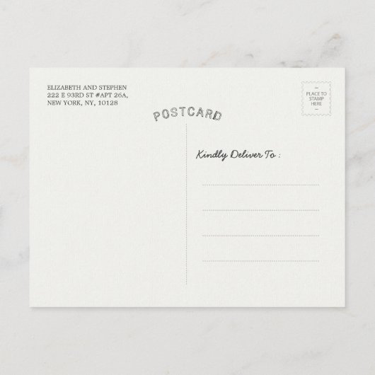 ヨガ先生サンサルテイションハーフムーンポーズ引用文 ポストカード (裏面)