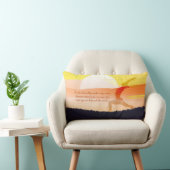 ヨガ先生サンサルテイションハーフムーンポーズ引用文 ランバークッション (椅子)