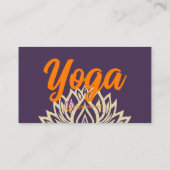 ヨガ先生スタジオ 名刺 (裏面)