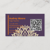 ヨガ先生スタジオ 名刺 (正面)