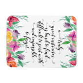 ヨガ先生プレゼント マグネット (横)