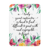 ヨガ先生プレゼント マグネット (縦)