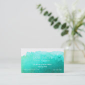 ヨガ先生ヨガインストラクターヒーリング瞑想 名刺 (スタンド正面)