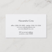 ヨガ先生瞑想ポーズ金ゴールドロータス 名刺 (裏面)